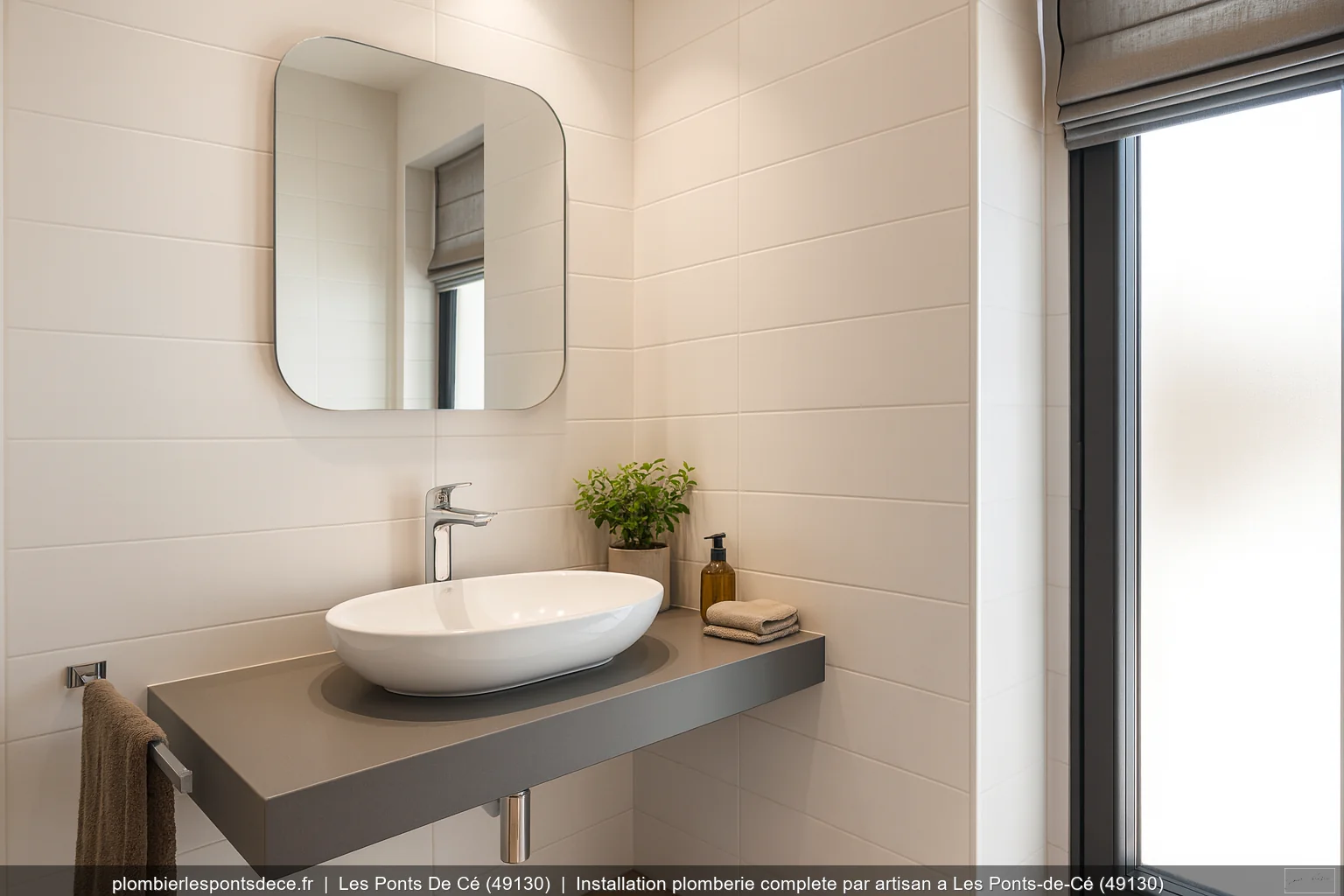 Installation plomberie complete par artisan a Les Ponts-de-Cé (49130)