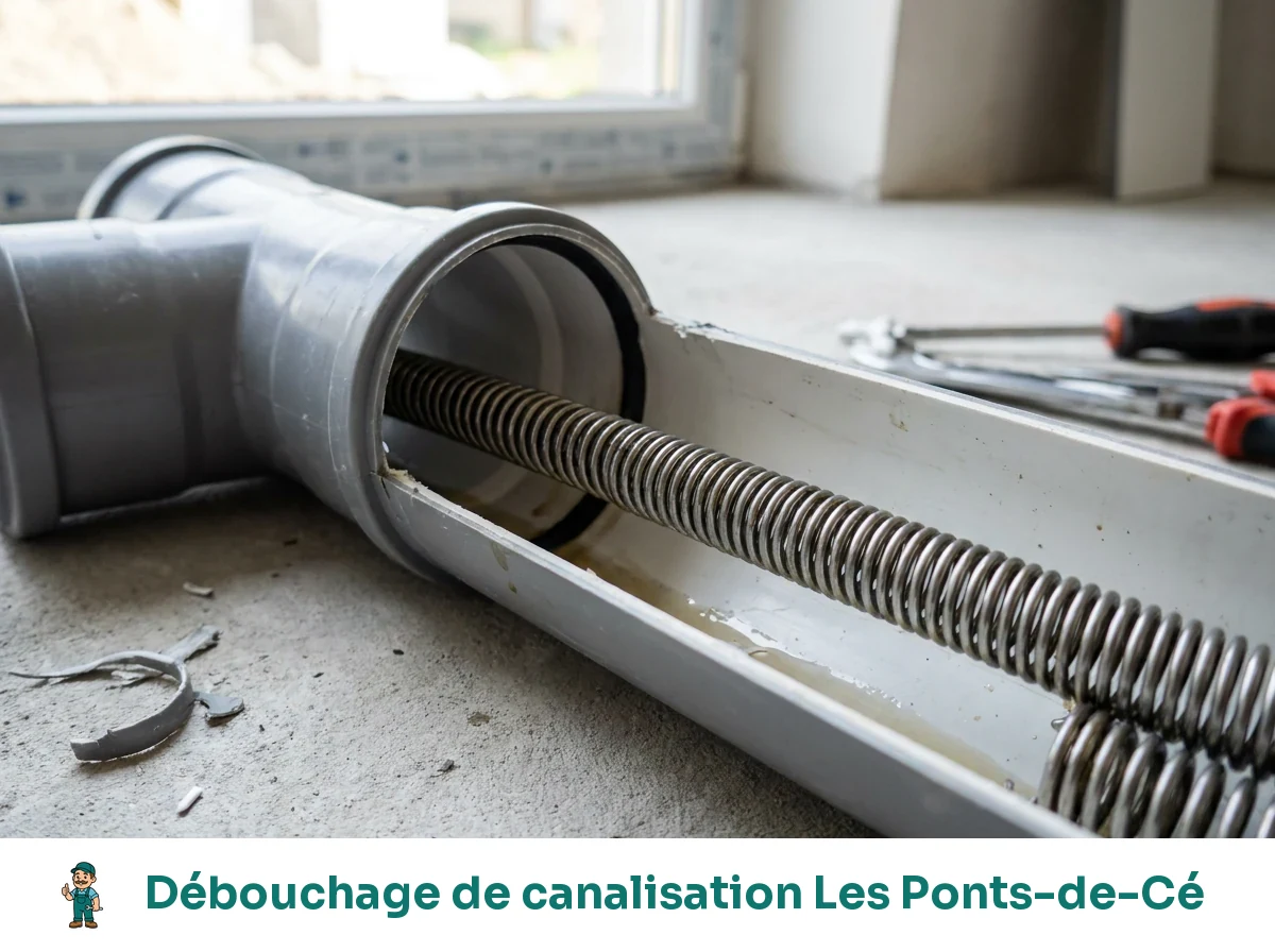 Débouchage de canalisation à Les Ponts-de-Cé