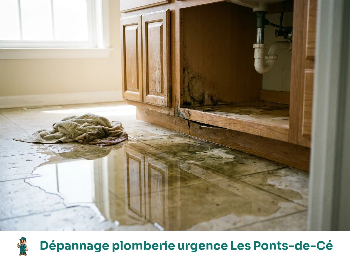 Dépannage plomberie urgence à Les Ponts-de-Cé