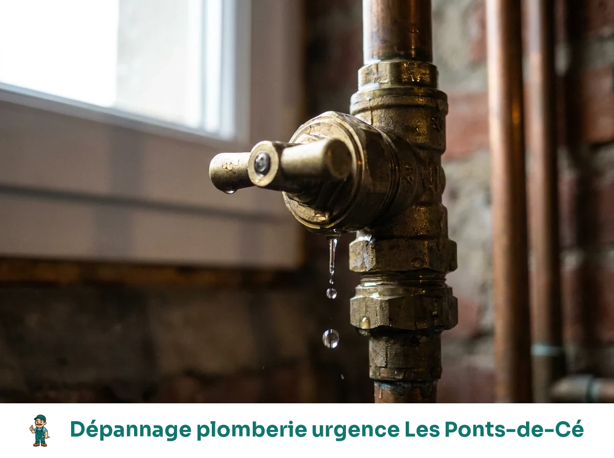 Dépannage plomberie urgence à Les Ponts-de-Cé