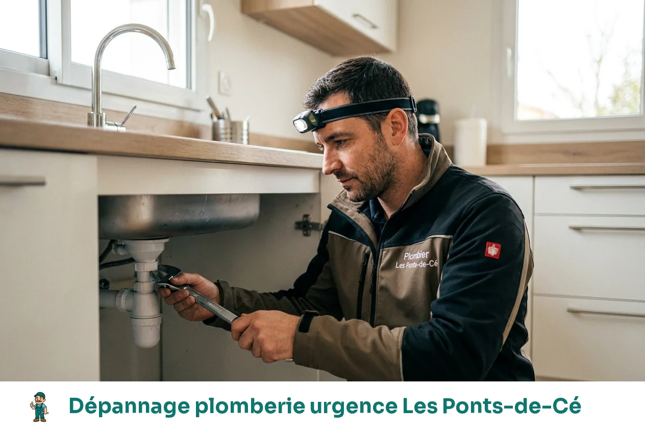 Dépannage plomberie urgence à Les Ponts-de-Cé