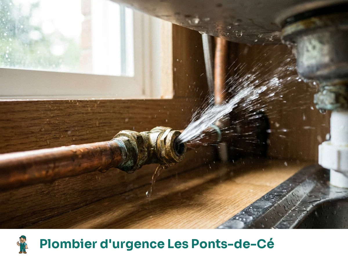 Plombier d'urgence à Les Ponts-de-Cé