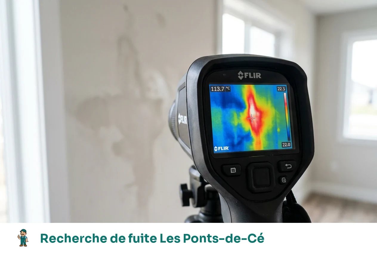 Recherche de fuite à Les Ponts-de-Cé