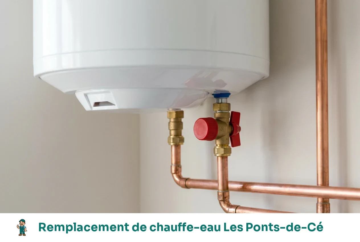 Remplacement de chauffe-eau à Les Ponts-de-Cé