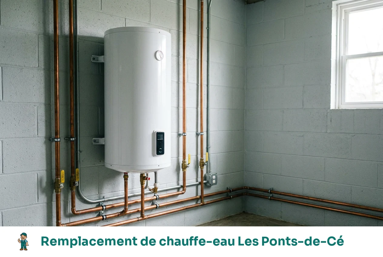 Remplacement de chauffe-eau à Les Ponts-de-Cé