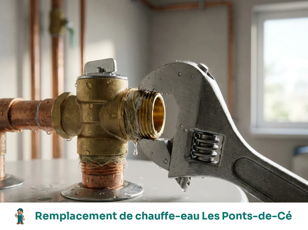 Remplacement de chauffe-eau à Les Ponts-de-Cé