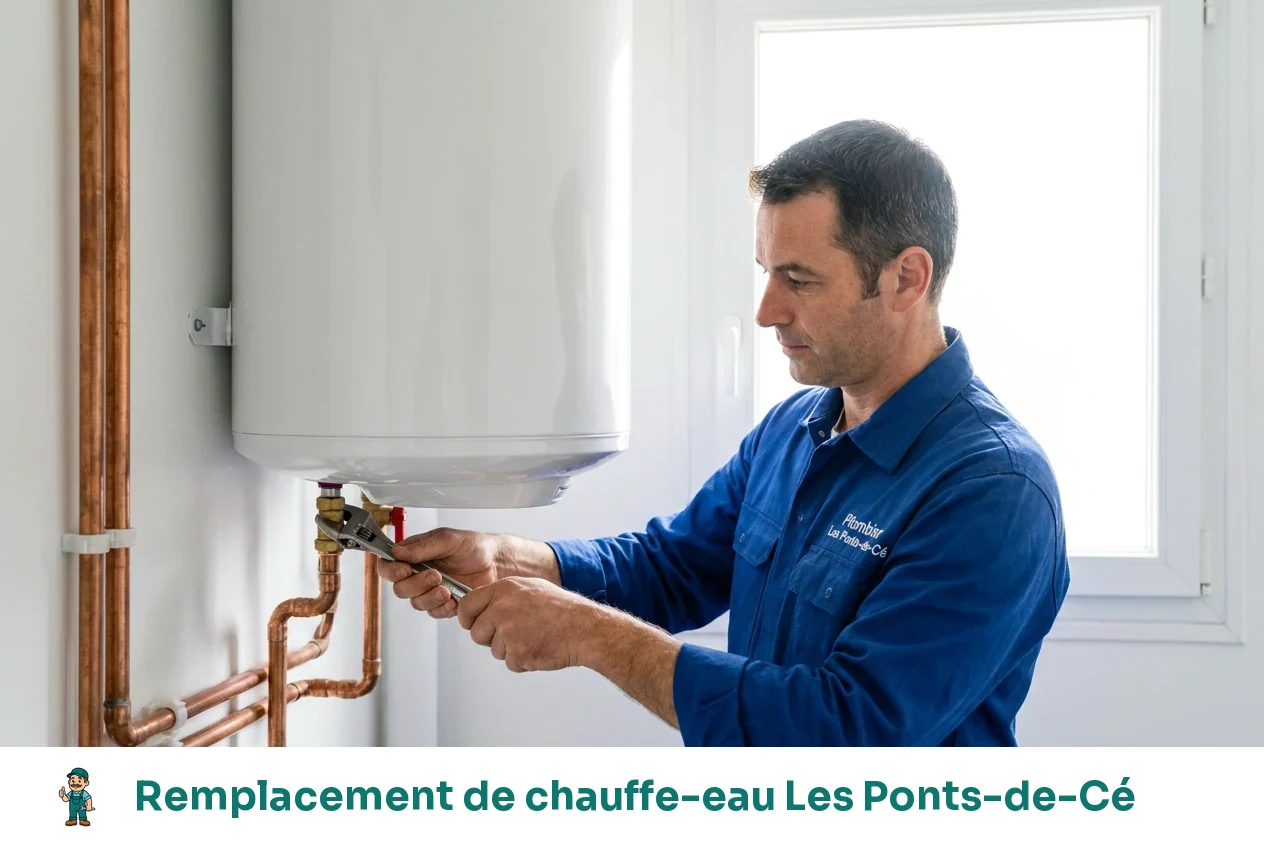 Remplacement de chauffe-eau à Les Ponts-de-Cé