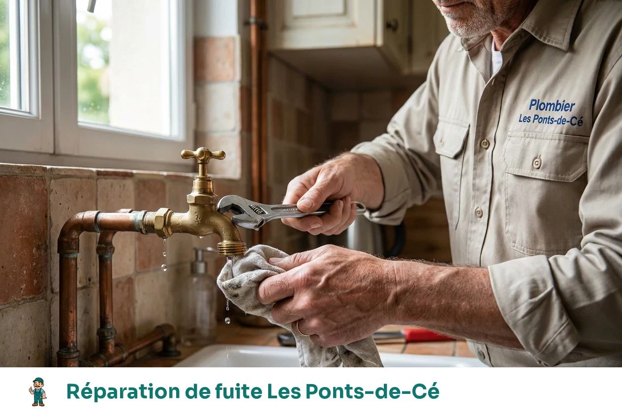 Réparation de fuite à Les Ponts-de-Cé